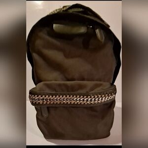 Stella McCartney Falabella green backpack authentic